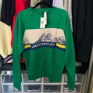 green jackson, wy crewneck sweater